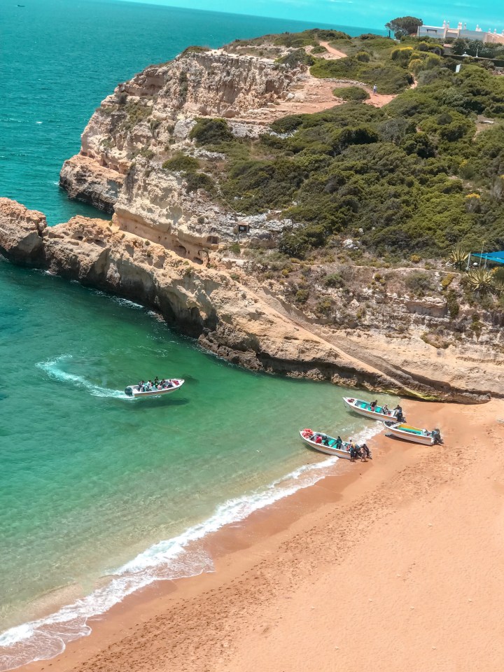 A photo of benagil beach